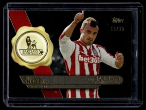 2015 Topps Premier Gold Best of Barclays Black/25 Xherdan Shaqiri Stoke City - Bild 1 von 2