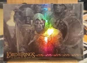 Orcs #9 Lord Of Rings The Return Of The King 2003 Topps Prismatic Foil Card