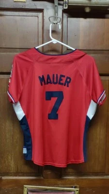 Camiseta de béisbol Majestic 2010 MLB All Star Game Joe Mauer Minnesota Twins talla XL? Foto 1 de 4