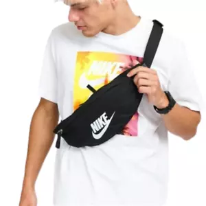 Nike Bag Heritage Waistbag Shoulder Crossbody Bum Unisex Funny Hip Waist Belt - Picture 1 of 5