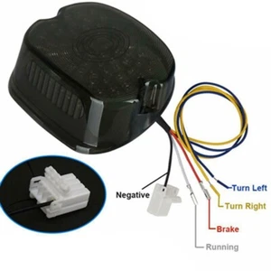 Rear Brake Tail Light Stop Lamp Fit FOR Harley Sportster XL1200C Custom 99-06 - Picture 1 of 18