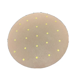 Pink And Gold Polka dot Design Print Round Circle Mouse Pad 8" Diameter Non Slip - Picture 1 of 2