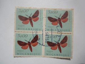Bloque de mariposas de Mozambique 1953 - Imagen 1 de 1