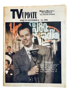 TV Update November 8 1992 Sinatra Philip Casnoff Winter Haven FL Local Ads - Picture 1 of 5