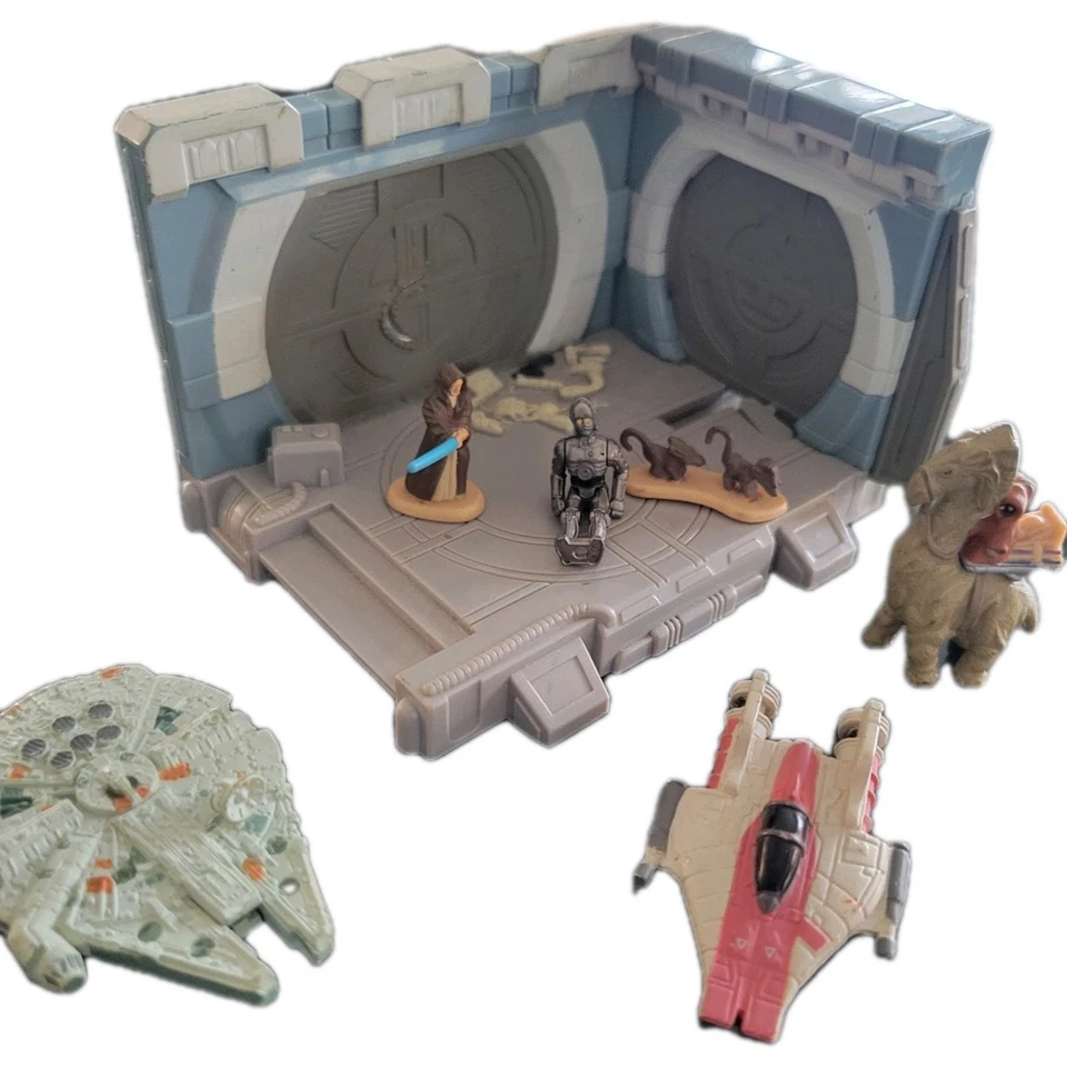 Star Wars Episodio 1 Mini Escena 2 Destructor Droide Emboscada con Mini Figuras Foto 1 de 1