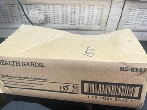 HEALTH GARDS, HS-6141, Waxed Paper Liners for Sanitary Napkin Disposal, 150CT(K7 - Picture 1 of 4
