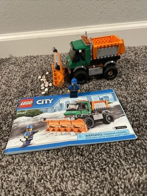Lego Snow Plow Truck 60083 complete with manual City Town - Image 1 of 4