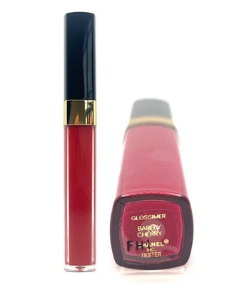 Chanel BARELY CHERRY Levres Scintillantes Brillo Labial Tamaño Completo Tster Foto 1 de 2