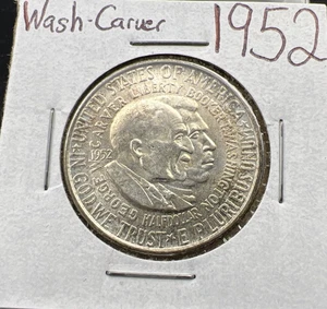1952 P George Washington Carver Silver 50c Half Dollar Commemorative BU UNC #A - Picture 1 of 10