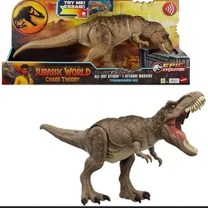 Jurassic World Chaos Theory All-Out Attack Tyrannosaurus Rex Sound Bite Mattel - Imagen 1 de 13