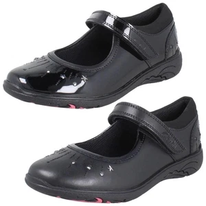 Mädchen Clarks Playprints Sea-Unicorn Leather Mary Jane Schule Schuhe Relda - Bild 1 von 19