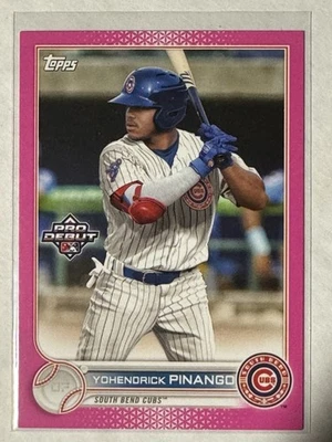 2022 Topps Pro Debut Yohwndrick Pinango #PD-70 Fuchsia South Bend Cubs /199 - Image 1 of 3