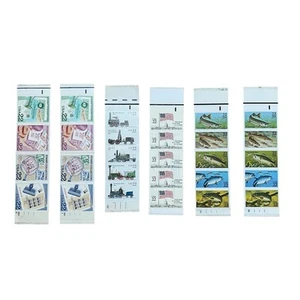 Lot Of 6 Stamp Booklets Unused Ameripex 86, Steam Locomotives, Fish 22 Cents USA - Picture 1 of 10