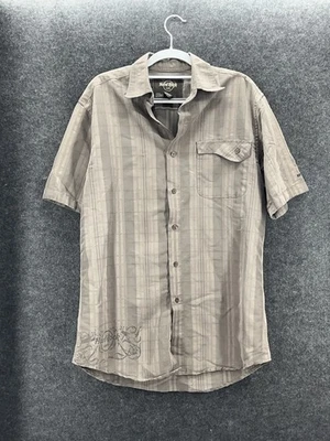 VTG Hard Rock Cafe Key West Button Up Shirt Mens Medium Brown - Image 1 of 4