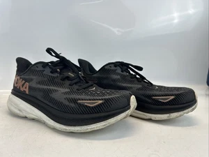 Hoka One One Clifton 9 1132211 BCPPR schwarze Damen-Laufschuhe Turnschuhe Größe 7 D - Bild 1 von 15