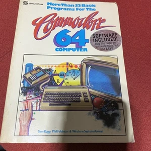32 Basic Programs Commodore 64 Computer Tom Rugg | - Zdjęcie 1 z 6