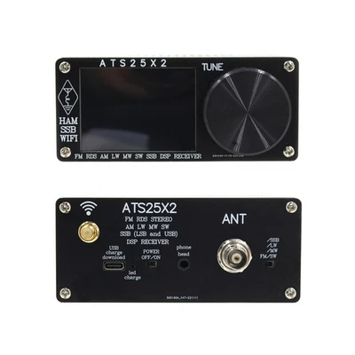 ATS-25X2 FM RDS APP All Band Radio Receiver FM/RDS/AM/LW/MW/SW/SSB 2.4" - Image 1 of 4