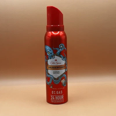 Old Spice Krakengard Desodorante Corporal Spray Perfume 24H Fragancia Frescura 140ML Foto 1 de 4