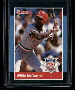 1988 Donruss - Willie McGee #307 - Picture 1 of 2
