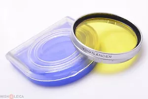 ✅ VOIGTLANDER 47MM YELLOW 2, G2 302/47 FILTER PROMINENT ULTRON OR NOKTON LENSES - Picture 1 of 1