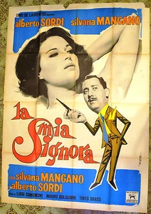 Manifesto Original The Mia Signora 64 Comencini Alberto Sordi Silvana Mangano - Picture 1 of 1