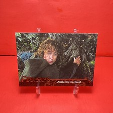 2003 Topps Lord of the Rings The Two Towers Movie Card Awakening Treebeard 102 V
