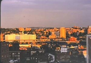 Diapositiva fotográfica vintage Syracuse New York Skyline NY 1978 - Imagen 1 de 2