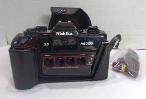 Vintage Nishika 3-D N8000 analoge 3D-Stereokamera - funktioniert - Bild 1 von 5