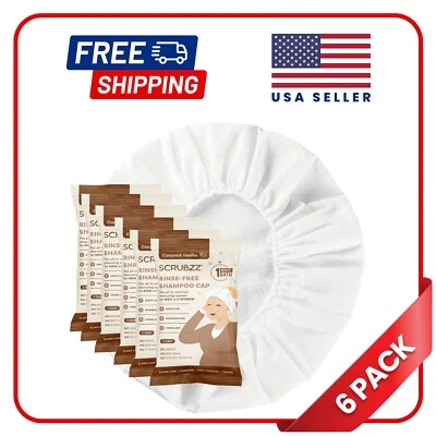 Scrubzz No Rinse Shampoo Caps - 6 Count, Coconut Vanilla - Image 1 of 4