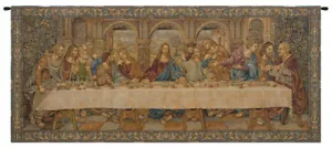 Das letzte Abendmahl von Da Vinci italienischer Wandteppich Wandkunst Hängedeko 26 x 62 Zoll - Bild 1 von 10