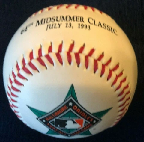 1993 Baltimore Orioles All-Star Game Souvenir Baseball Fanfest Coca-Cola Cover