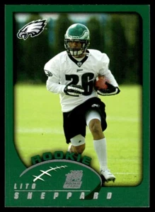 2002 Topps Lito Sheppard Rookie Philadelphia Eagles #328 - Picture 1 of 2