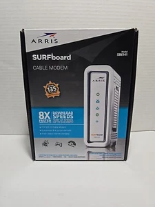 Arris SURFboard SB6141 Cable Modem DOCSIS 3.0 Up To 343 Mbps Opened Box - Picture 1 of 12