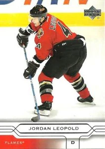 #28 Jordan Leopold - Calgary Flames - 2004-05 Upper Deck Hockey - Picture 1 of 1