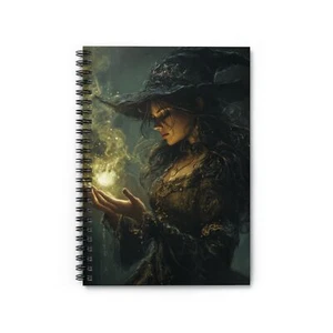 Enchanting Witch Spiral Notebook - Perfect for Journal Lovers, Spellbound - Picture 1 of 6