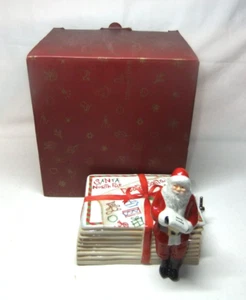 Villeroy Boch Musical Santa Father Christmas Ceramic Figure Jingle Bells Boxed - Picture 1 of 8