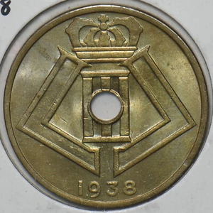 Belgium 1938 25 Centimes 297355 combine shipping - Picture 1 of 2