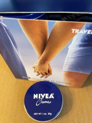 18  Cans 30 mL/ 1 oz NIVEA CREAM Skin Hand CREME moisturizer Metal Tin Total 6oz - Image 1 of 4