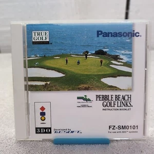 Eslabones de golf 3DO Pebble Beach estuche solo 1994 T&E blando - Imagen 1 de 3
