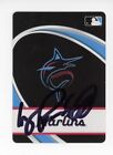 Signed Baseball Logo Playing Card Auto Larry Rothschild Florida Marlins 1997 Wsc