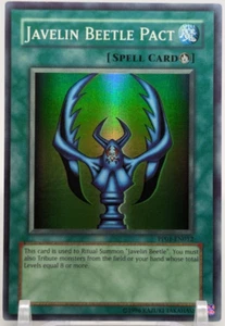 🪓 1996 Yu-Gi-Oh! Speerkäfer Pakt PP01-DE012 Super Rare Unlimited 🕷️✨ - Bild 1 von 2