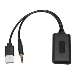 Car Wireless Bluetooth Bluetooth Radio Receiver USB 3.5mm Aux Audio Cord Adapter - Picture 1 of 7