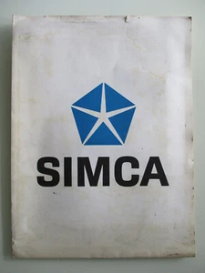 SIMCA 1301 Special Pressemappe press kit information 1970 SEHR SELTEN! - Picture 1 of 12