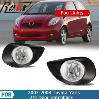 Luces antiniebla para Toyota Yaris 2007-2008 2/3 puertas hatchback proyectores lente transparente Foto 1 de 4