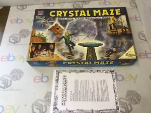 CRYSTAL MAZE: THE TIME TRAVEL ADVENTURE GIOCO TV VINTAGE - IN OTTIME CONDIZIONI (GRATIS UK P&P) - Foto 1 di 4