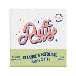 Downunder Wash Co. Ruffy Cleanse & Exfoliate Hands & Feet 115g - Picture 1 of 1