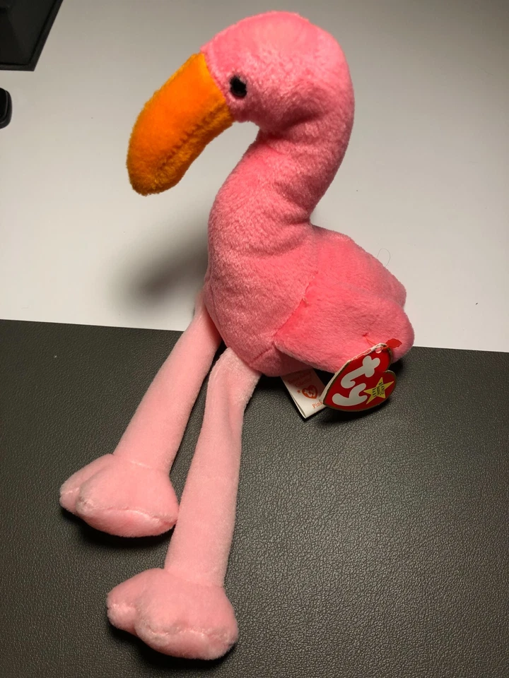 Ty Beanie Baby: Pinky der Flamingo - Bild 1 von 1