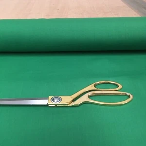 Tela de polialgodón verde esmeralda 114 cm de ancho libre de p&p tela de popelín - Imagen 1 de 1