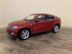 2008 BMW X6 1:24 Welly Red In Color - Picture 1 of 2