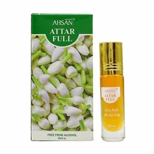 Ahsan Jasmine Fresh Natural Fragrance Perfume Attar Full Live Fresh - 6 ml - Picture 1 of 3